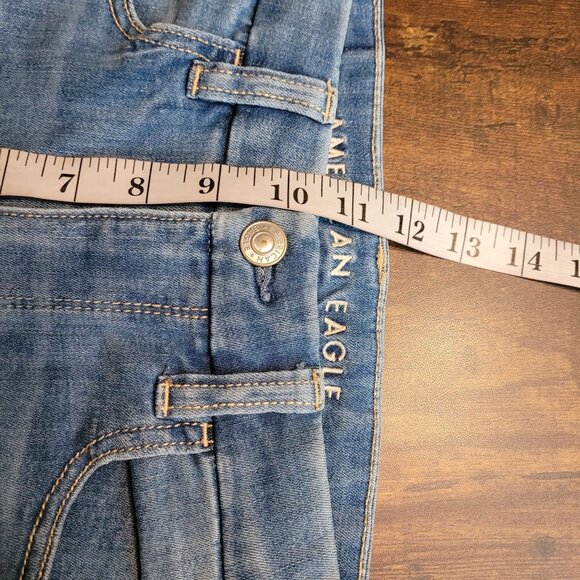 American Eagle Jeans 2 R Crop Jegging Curvy Super Hi Rise Next Level Stretch - Picture 9 of 11